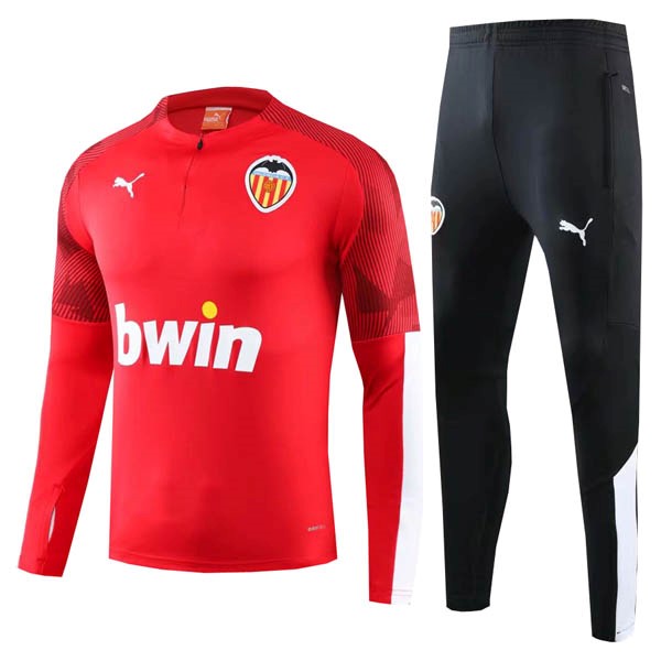 Chandal Del Valencia 2019-2020 Rojo Negro